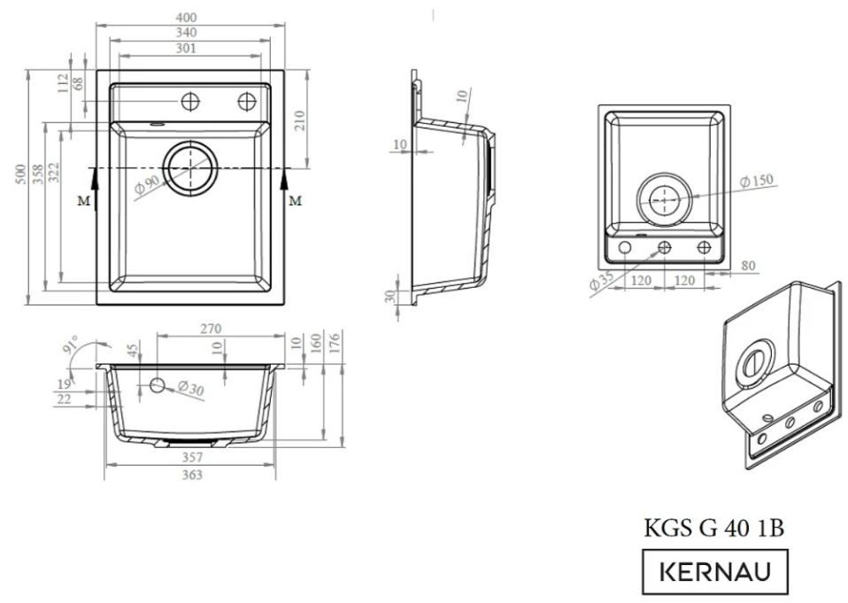 KGS G 40 1B Deep Black (Výprodej)