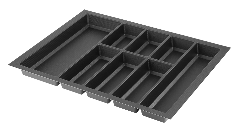 Příborník Classico Kristall softTouch 622x474mm černá