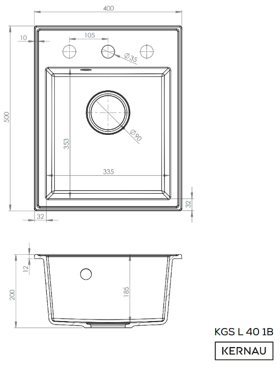 SET KGS L 40 1B Graphite + Baterie KWT Baterie KWT 47