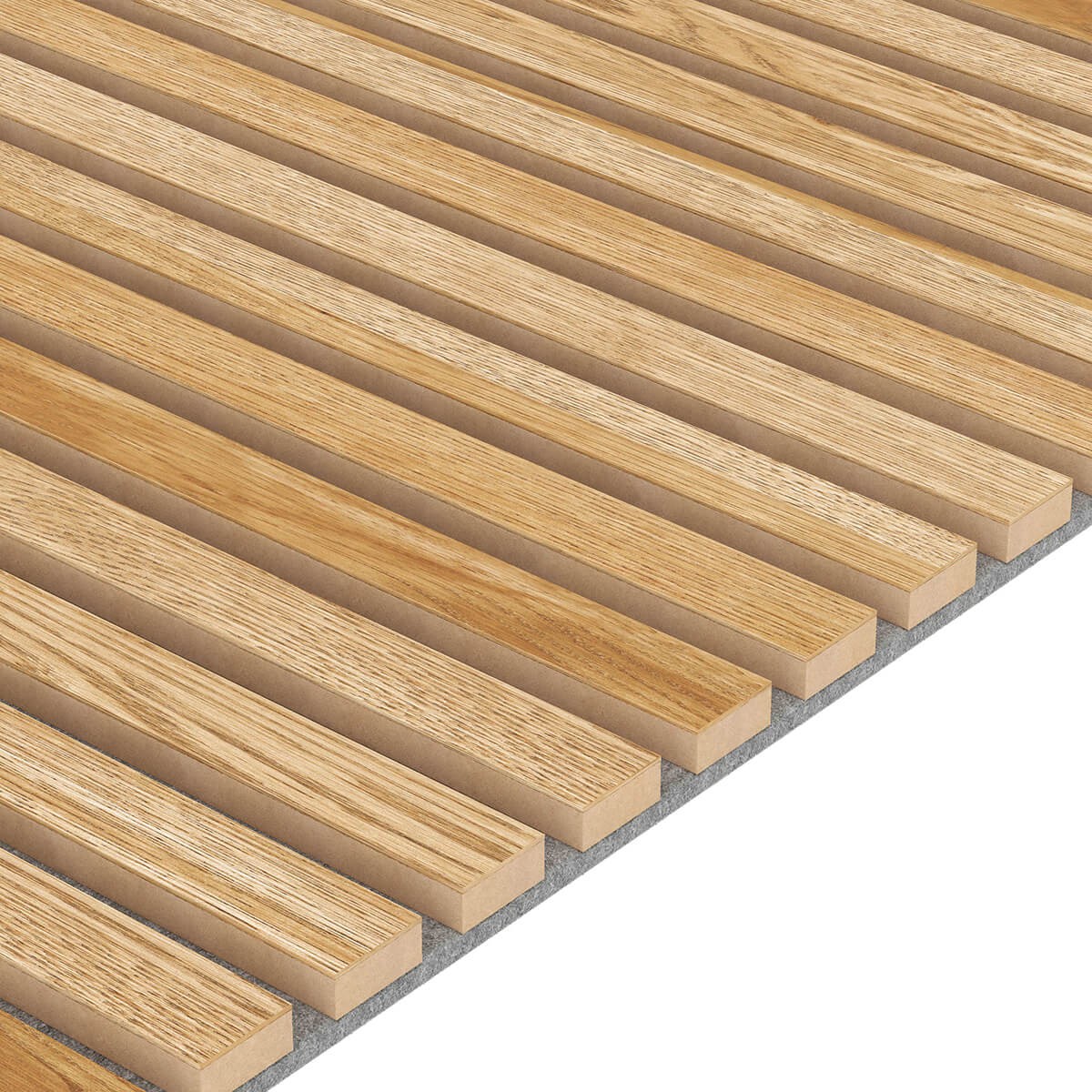Dýhovaný 3D panel - Dub (šedá plsť) [60x60]