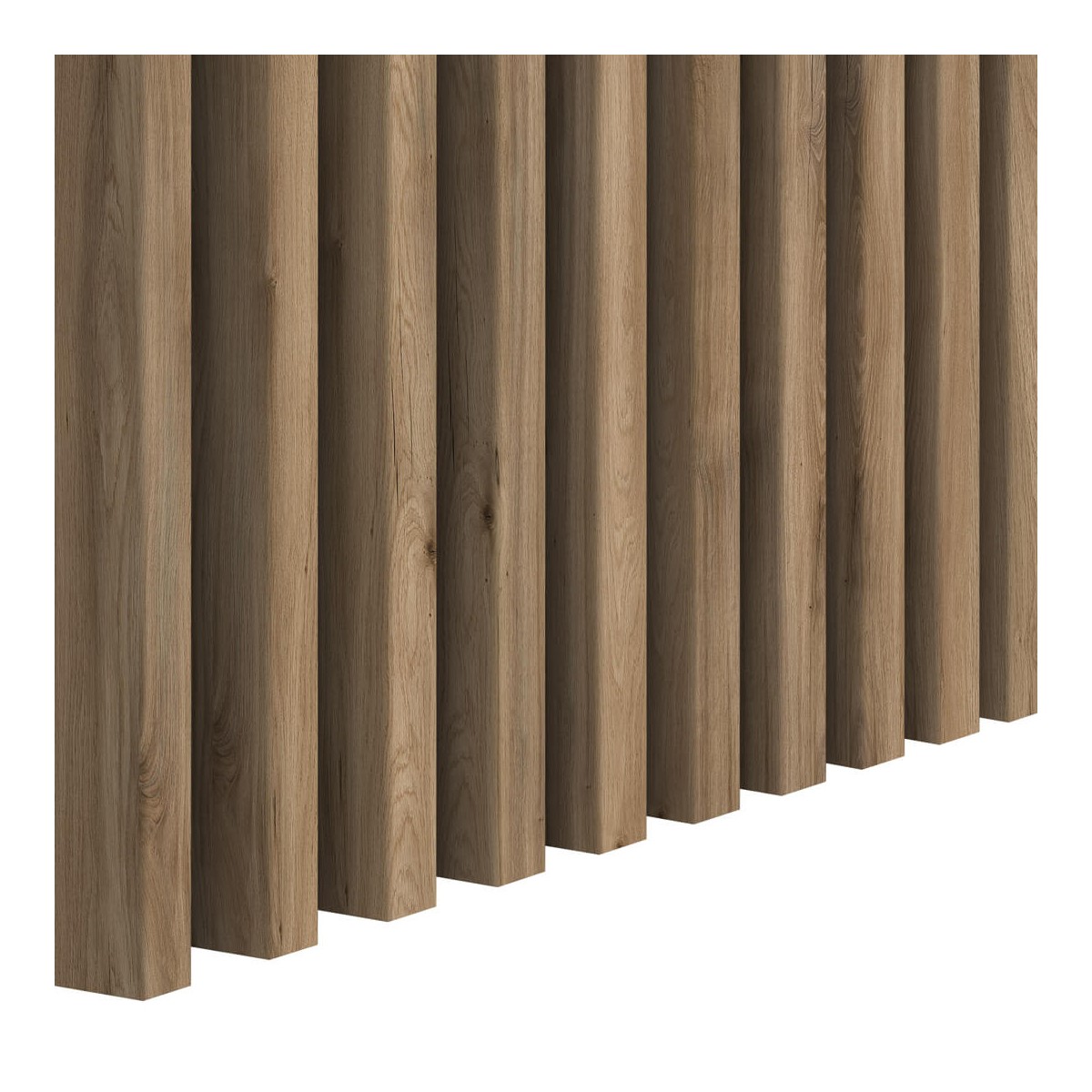 Nástěnné lamely MINI - Tmavý dub [16x30]