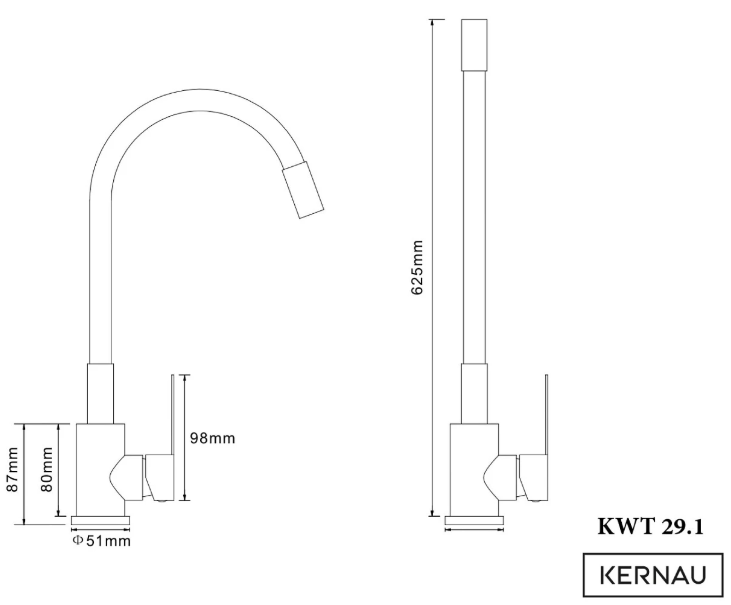 KWT 29.1 ELASTIC BLACK (Výprodej)