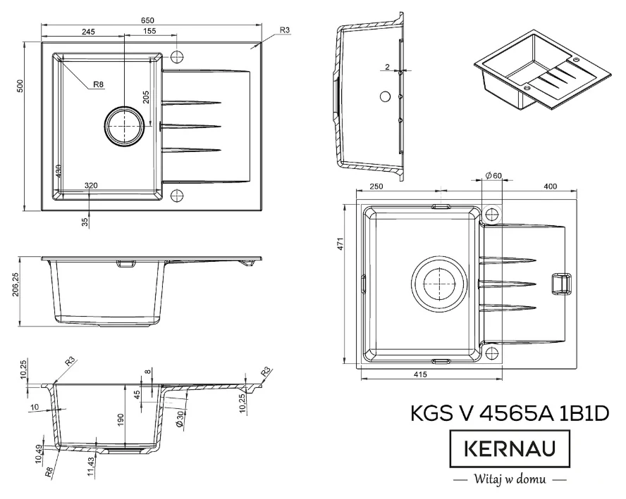 KGS V 4565A 1B1D Graphite