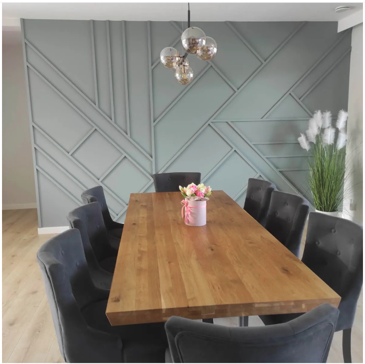 Nástěnné lamely STANDARD - MDF DIY pro malování [30x40]