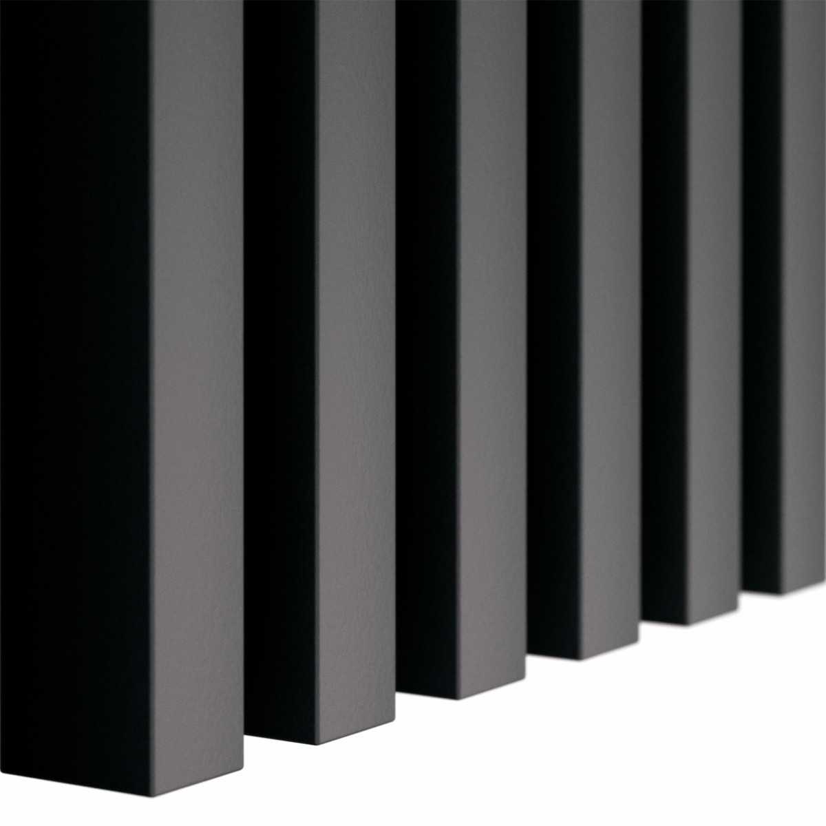 Nástěnné lamely STANDARD - matná černá [30x40]