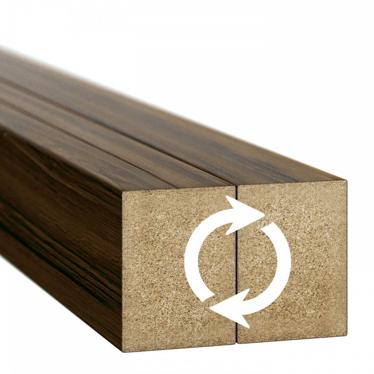 Nástěnné lamely STANDARD - ořech [30x40]