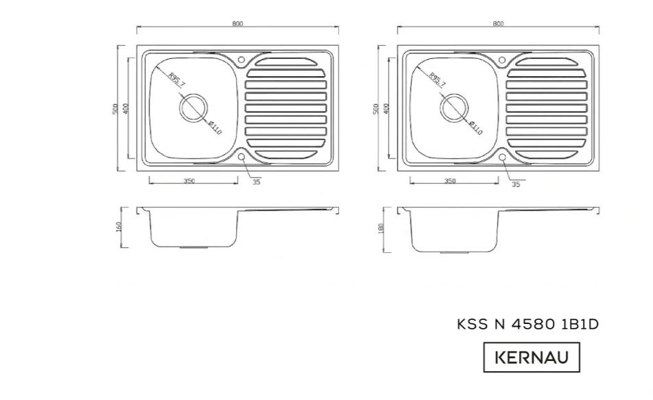 KSS N 4580 1B1D Satin