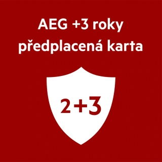 AEG +3 roky předplacená karta