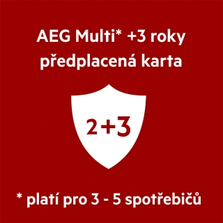 AEG Multi* +3 roky předplacená karta
