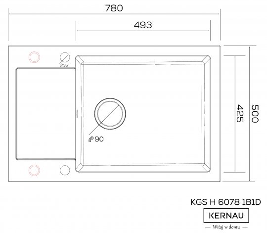 KGS H 6078 1B1D PÍSEK