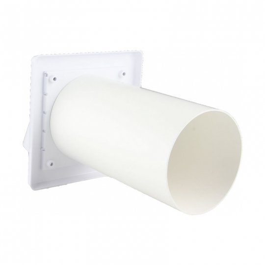 Větrací mřížka gravitační - klapka 175x175 GK/125 bílá